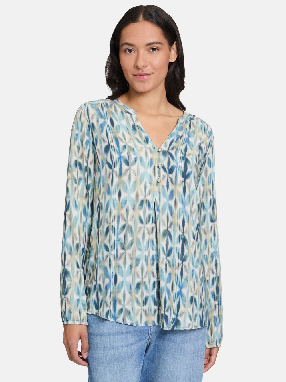 Cartoon Casual-Bluse Damen Viskose gemustert