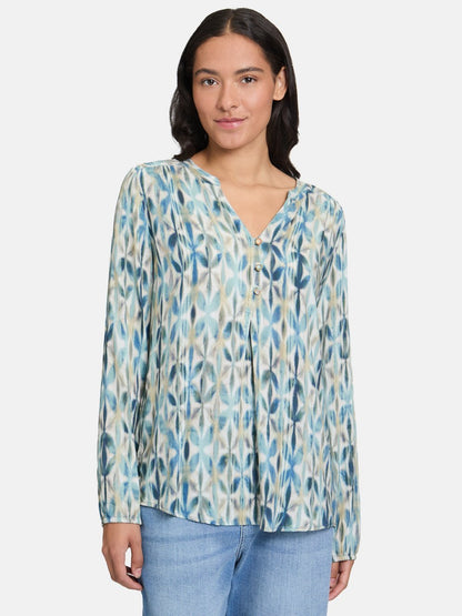 Cartoon Casual-Bluse Damen Viskose gemustert