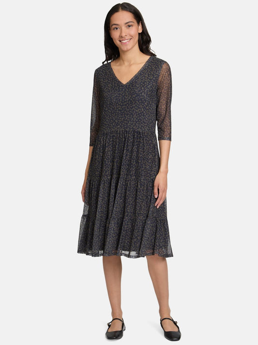 Vera Mont Stufenkleid Damen gepunktet