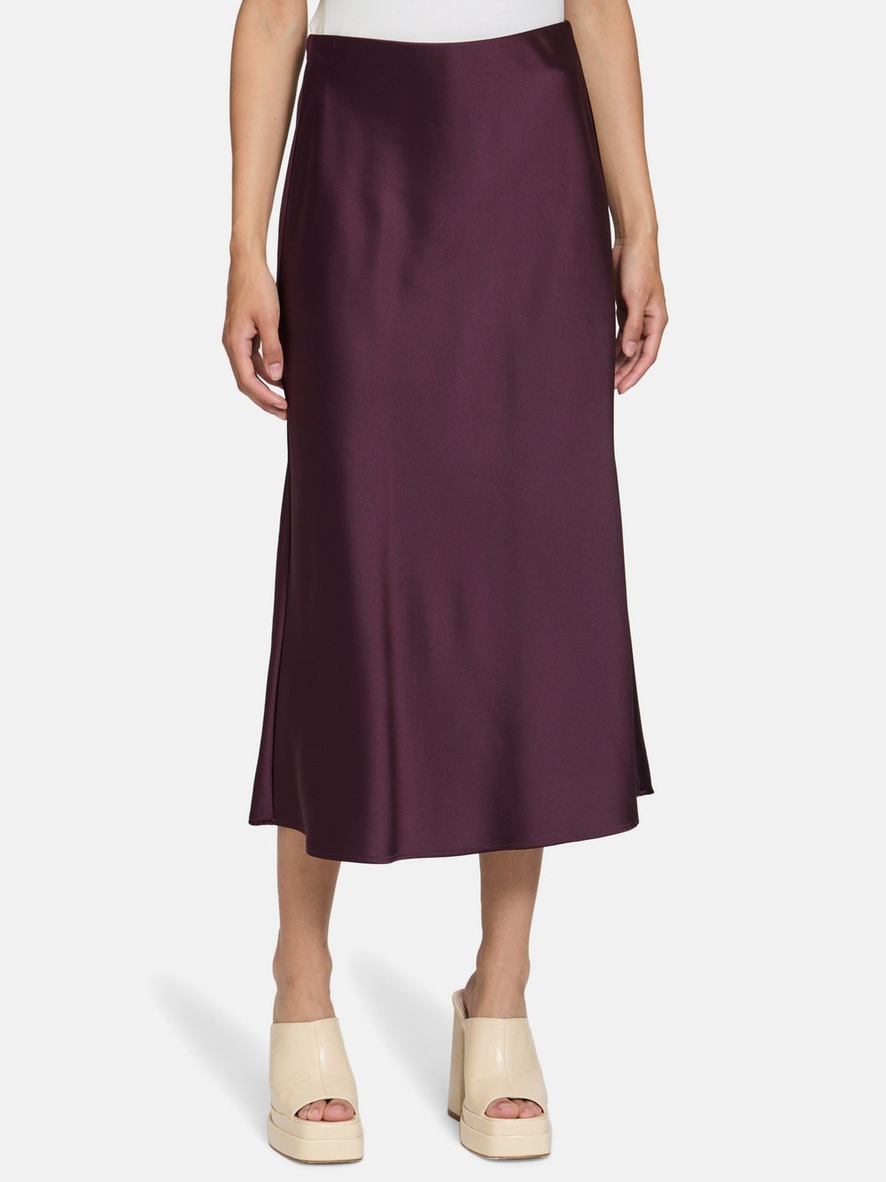 Cartoon Satinrock Damen