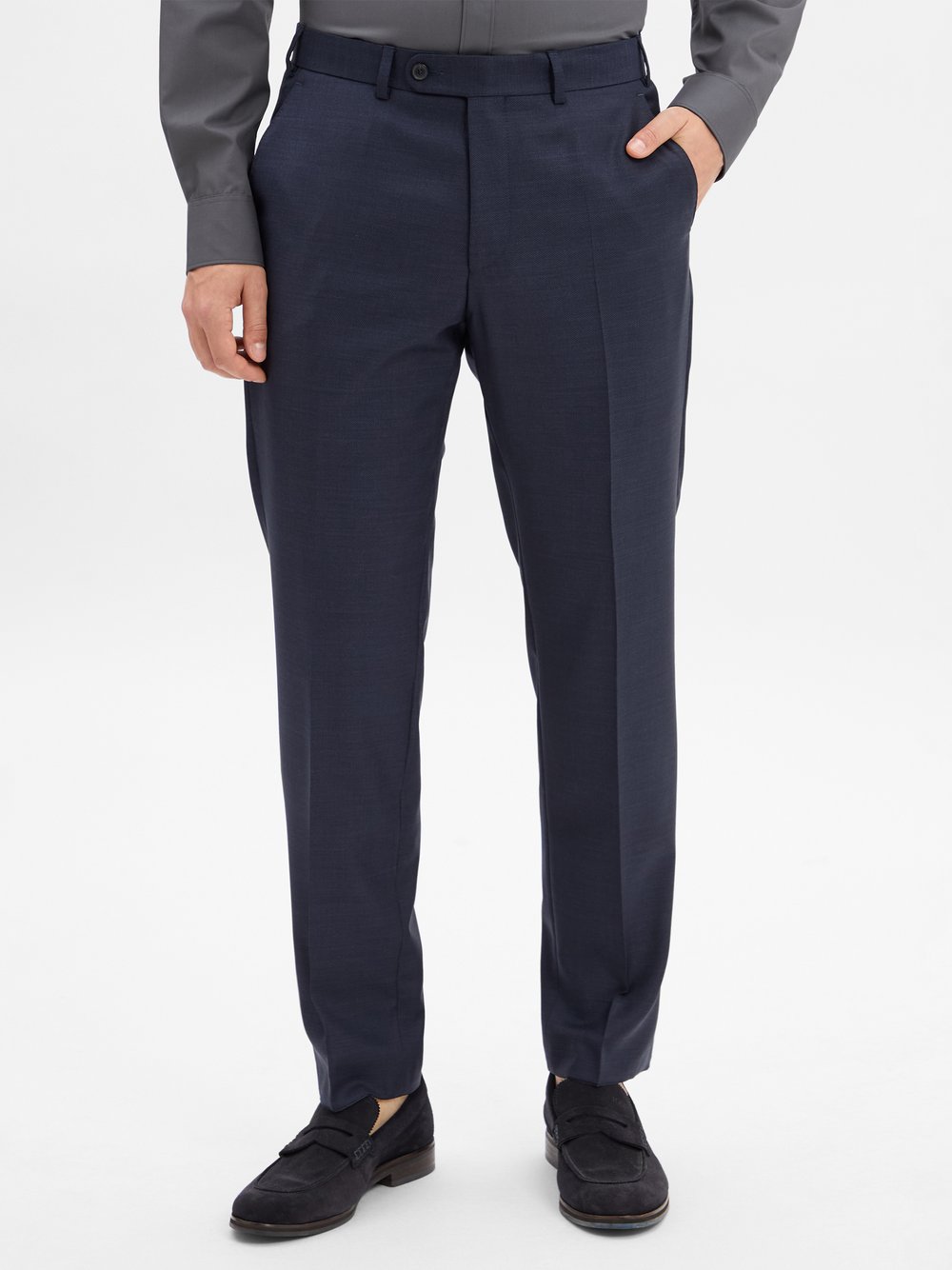 Digel Baukasten-Hose Herren Modern Fit Schurwolle