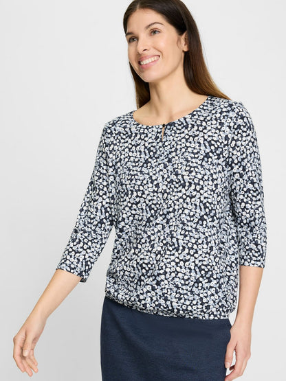 Olsen Shirt Damen Baumwolle bedruckt