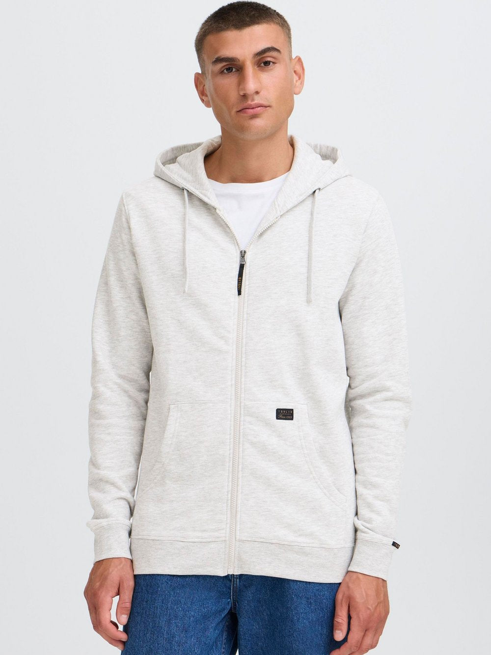 BLEND Kapuzensweatjacke Herren Baumwolle