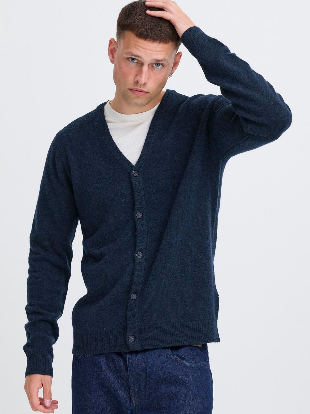 BLEND Strickjacke Herren Viskose