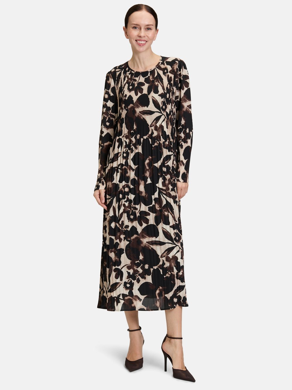 Betty Barclay Plisseekleid Damen gemustert