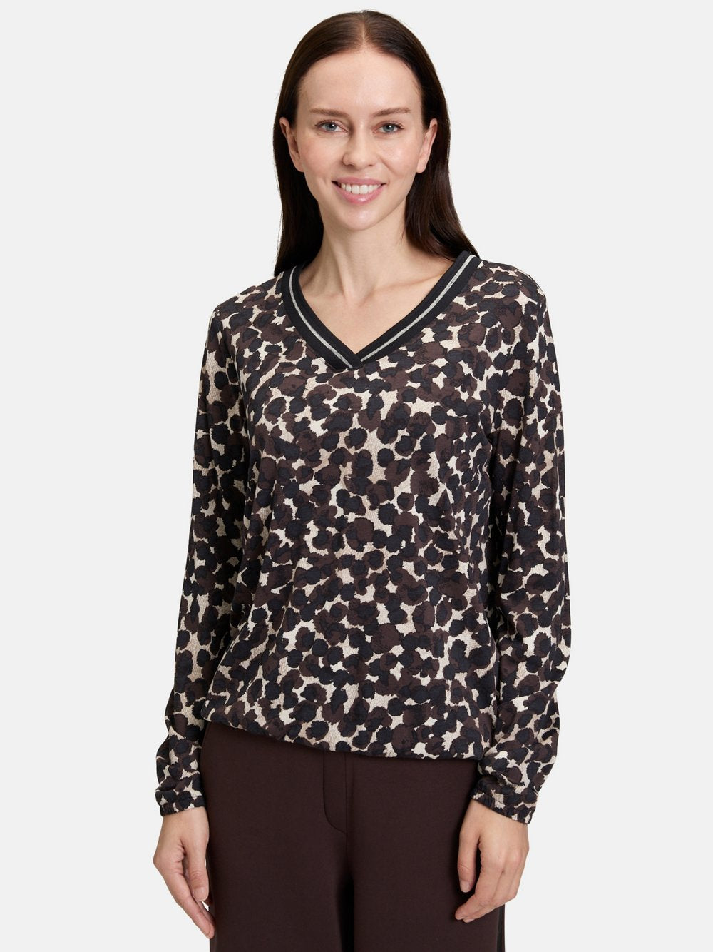 Betty Barclay Blusenshirt Damen Baumwolle gemustert