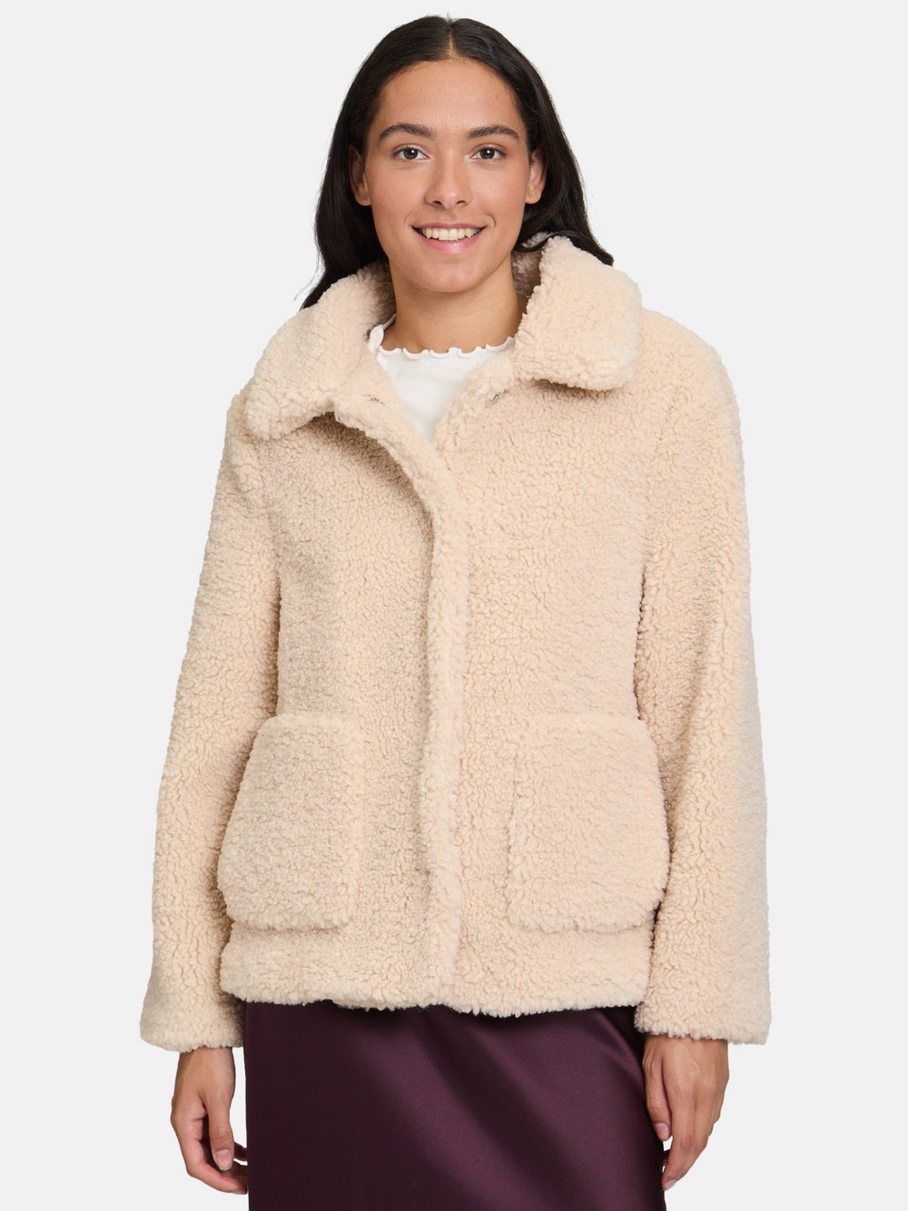 Cartoon Plüschjacke Damen