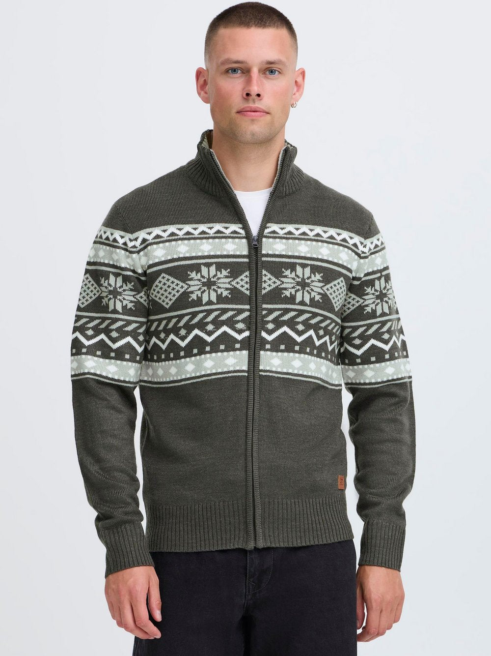 Solid Strickjacke Herren Baumwolle