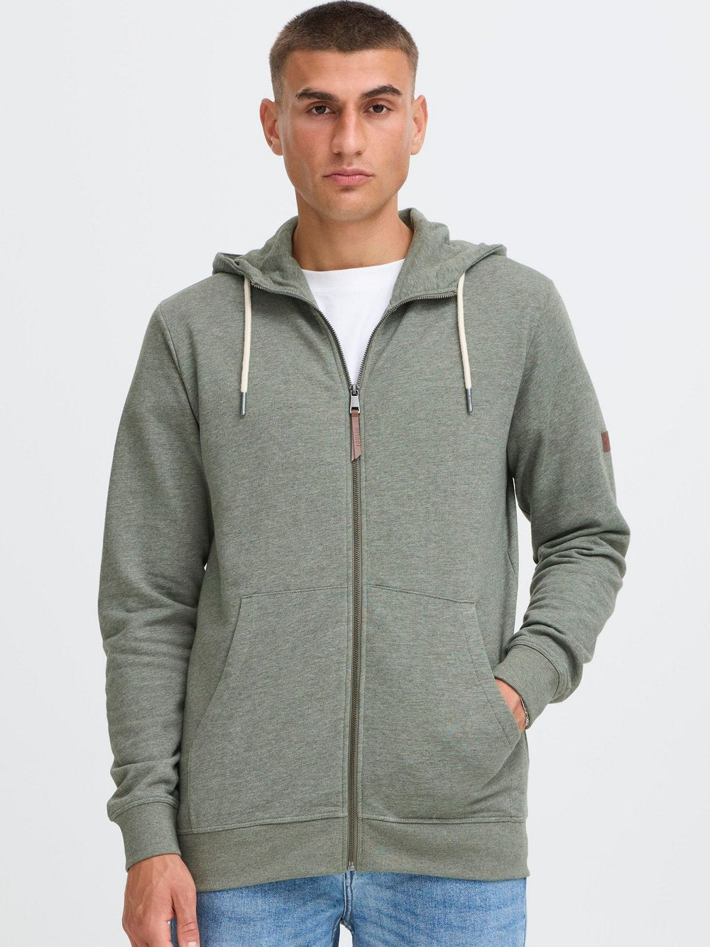 BLEND Kapuzensweatjacke Herren Baumwolle