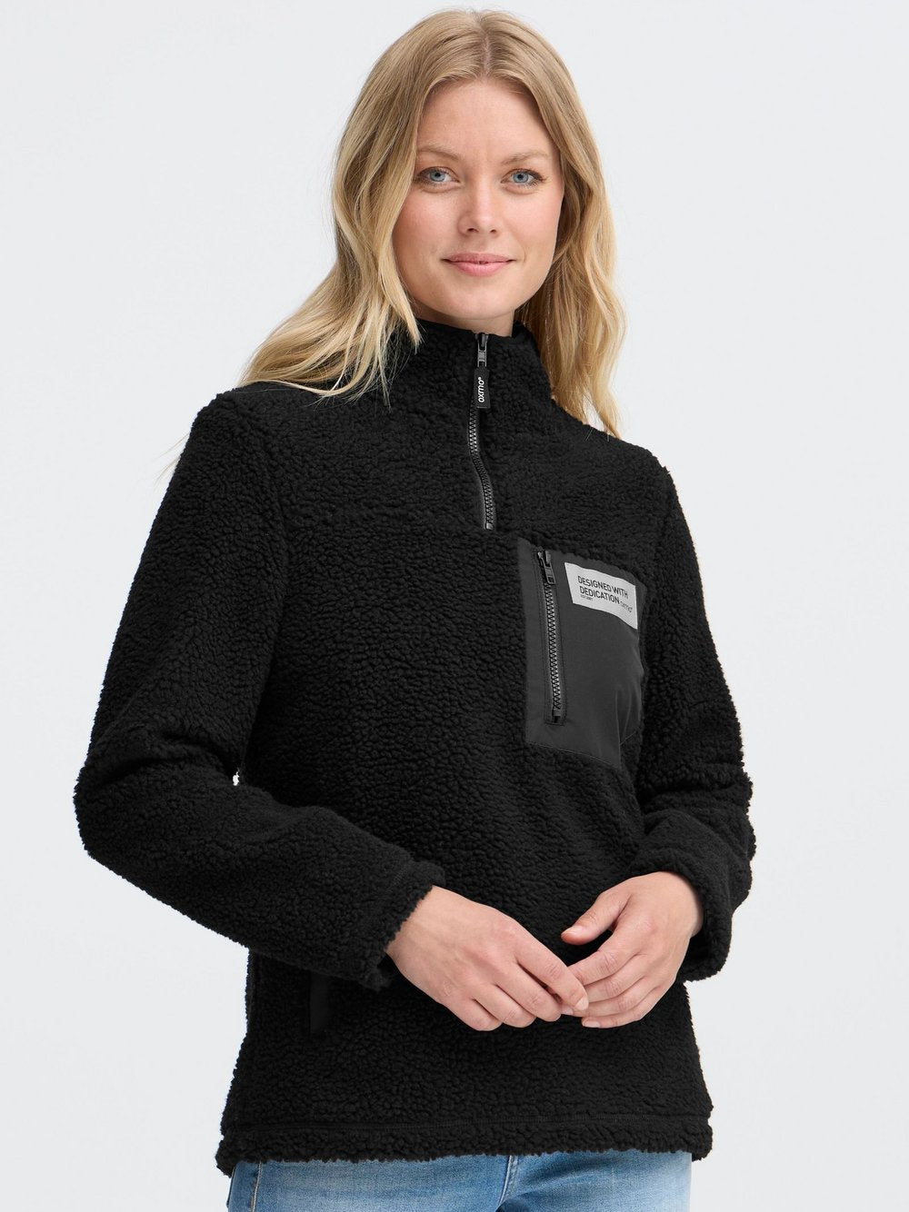 OXMO Plüschjacke Damen