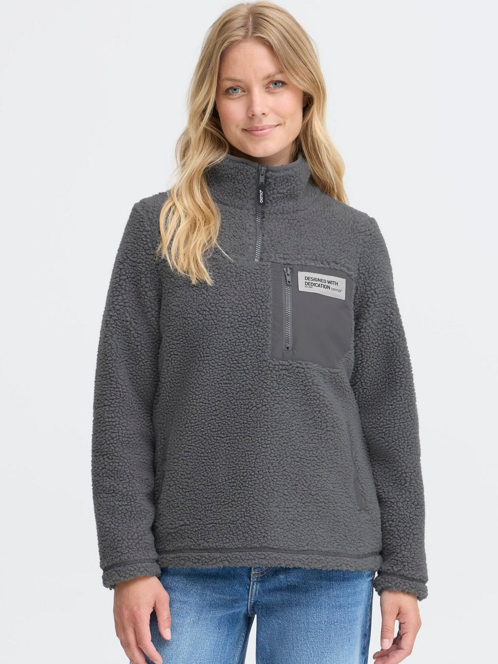 OXMO Plüschjacke Damen