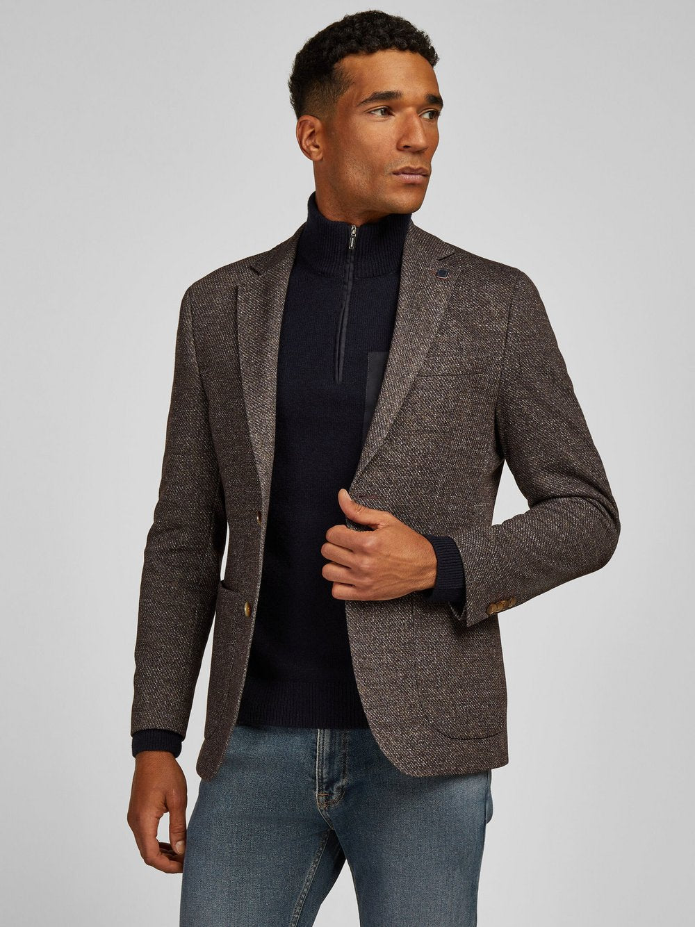 Daniel Hechter Sakko Herren Regular Fit meliert