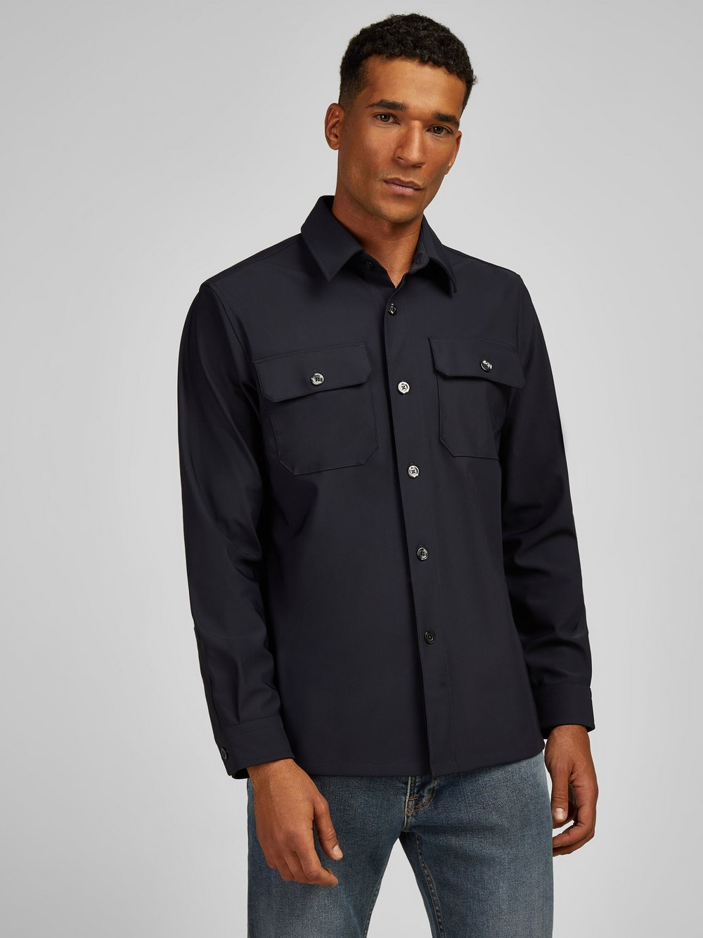 Daniel Hechter Hemd Herren Regular Fit Polyamid