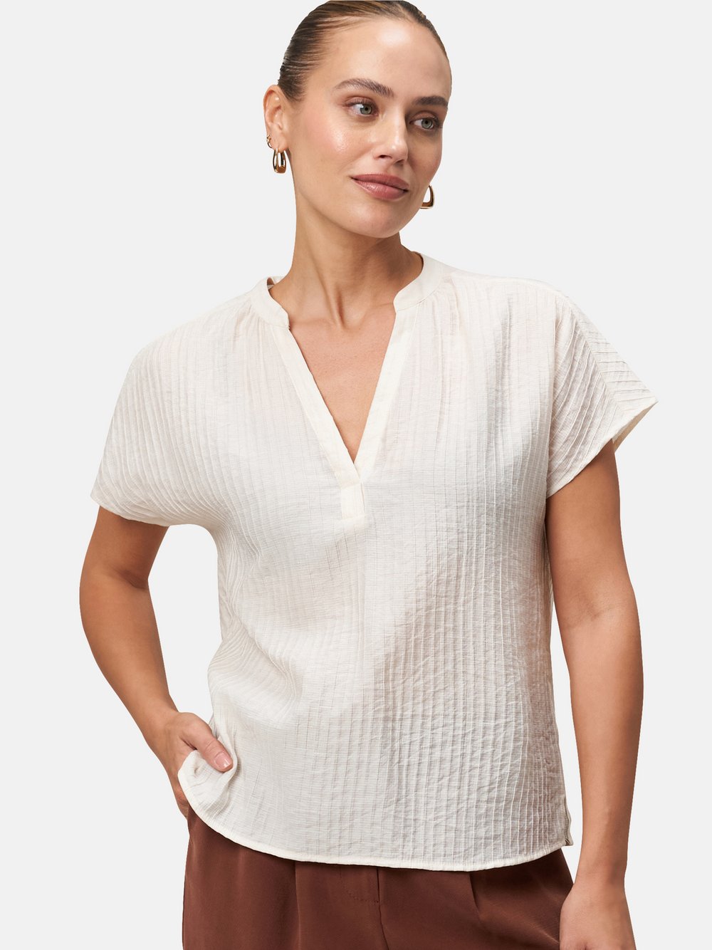 zero Bluse Damen gestreift