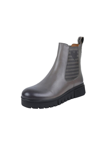 Crickit Chelsea-Boots Damen Leder bedruckt