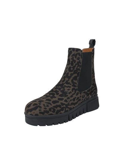 Crickit Chelsea-Boots Damen Leder bedruckt