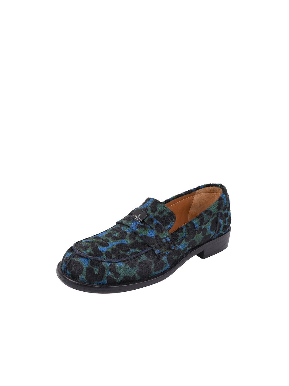 Crickit Halbschuh Damen Leder bedruckt