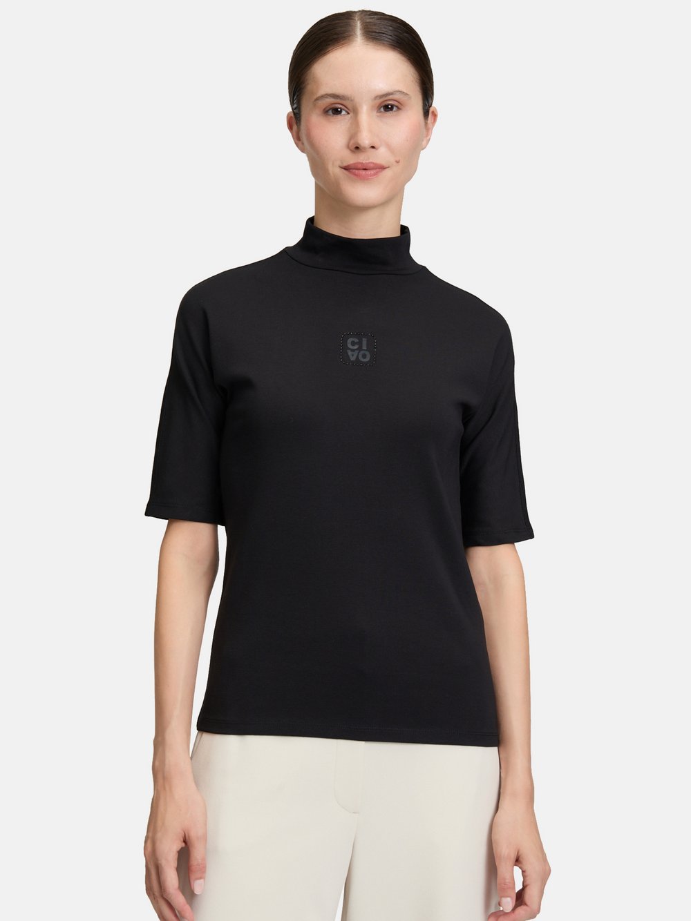 Betty Barclay Rollkragenshirt Damen Baumwolle