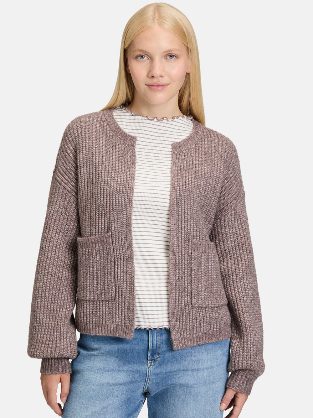 Cartoon Strick-Cardigan Damen
