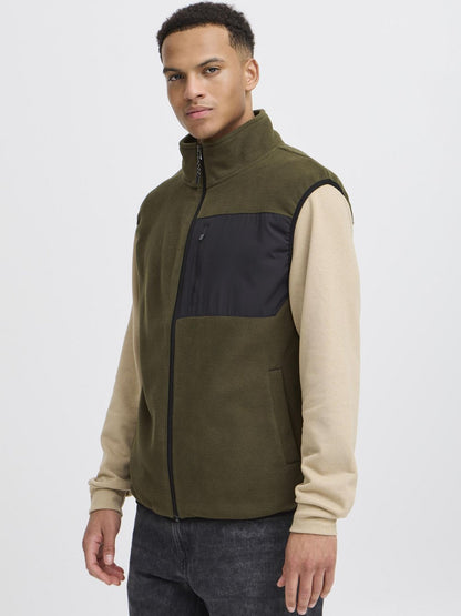 BLEND Fleeceweste Herren