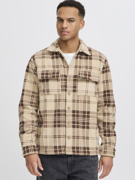 BLEND Hemdjacke Herren kariert