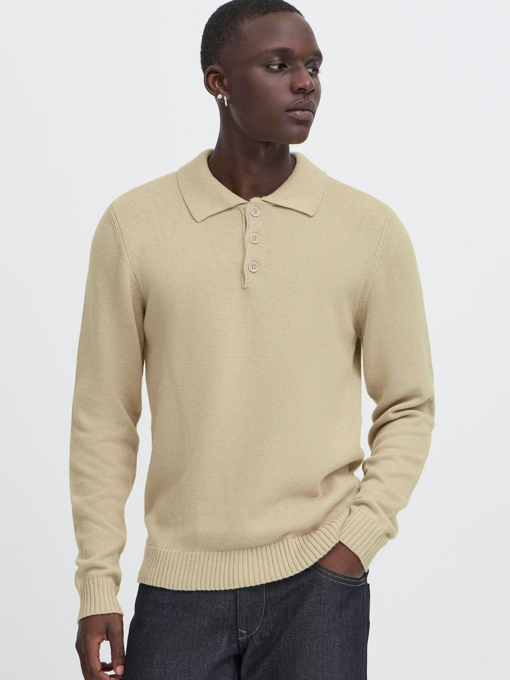 BLEND Strickpullover Herren Textil