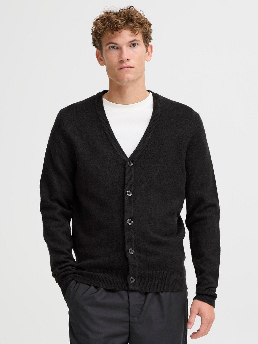 CASUAL FRIDAY Strickjacke Herren meliert