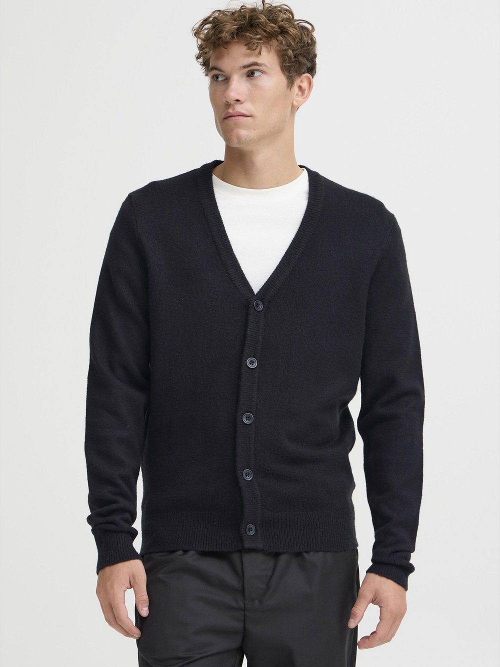 CASUAL FRIDAY Strickjacke Herren meliert