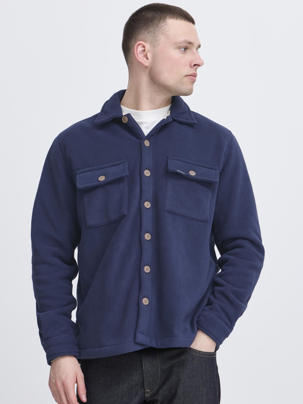 BLEND Hemdjacke Herren kariert