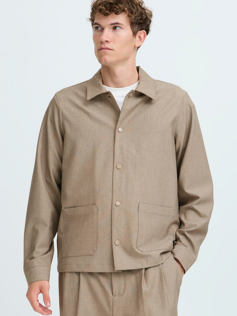 BLEND Hemdjacke Herren kariert