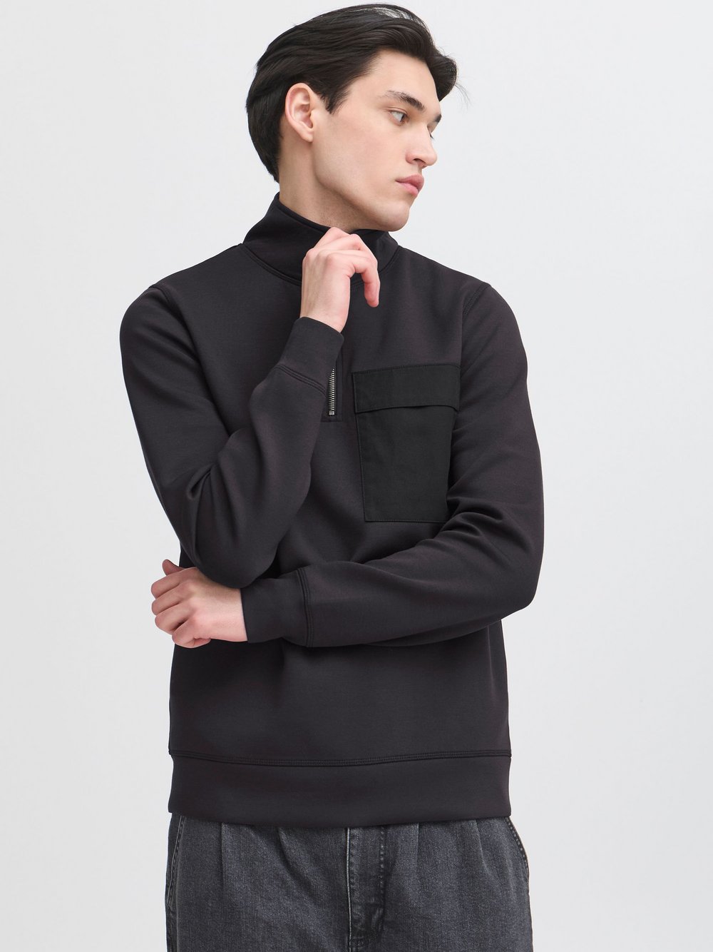 BLEND Longsweatshirt Herren Baumwolle