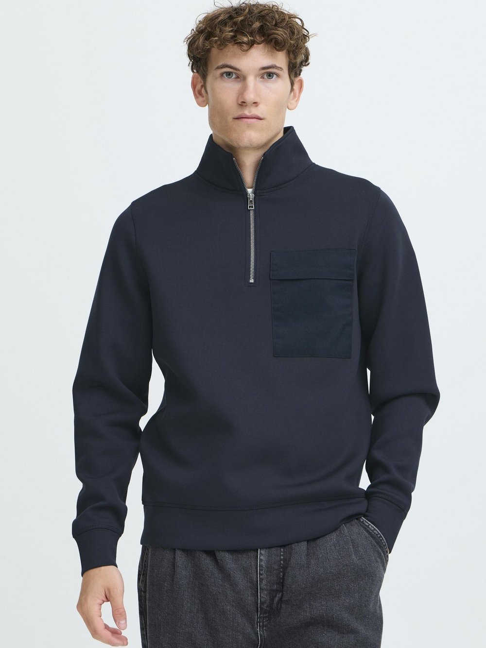 BLEND Longsweatshirt Herren Baumwolle