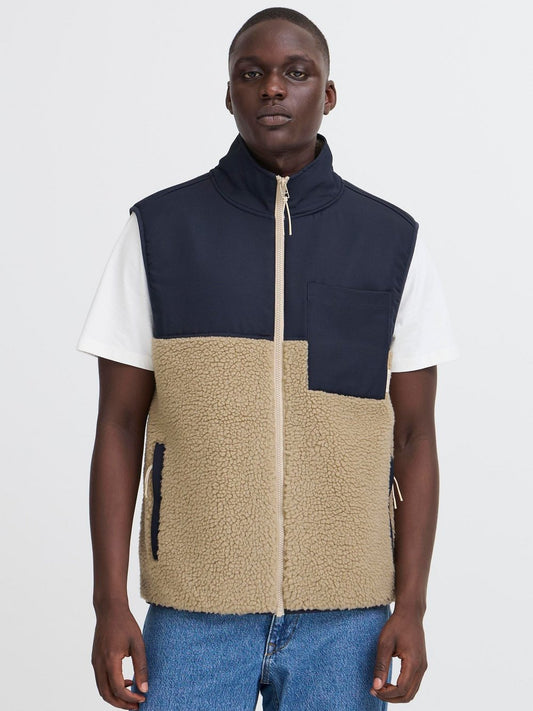 BLEND Plüschweste Herren