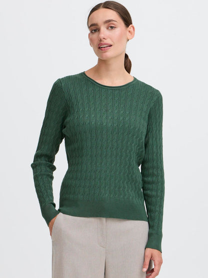OXMO Rollkragenpullover Damen Baumwolle