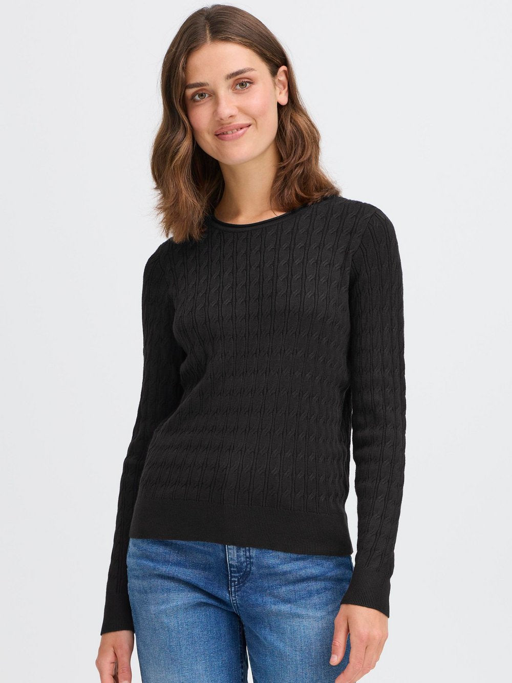 OXMO Rollkragenpullover Damen Baumwolle
