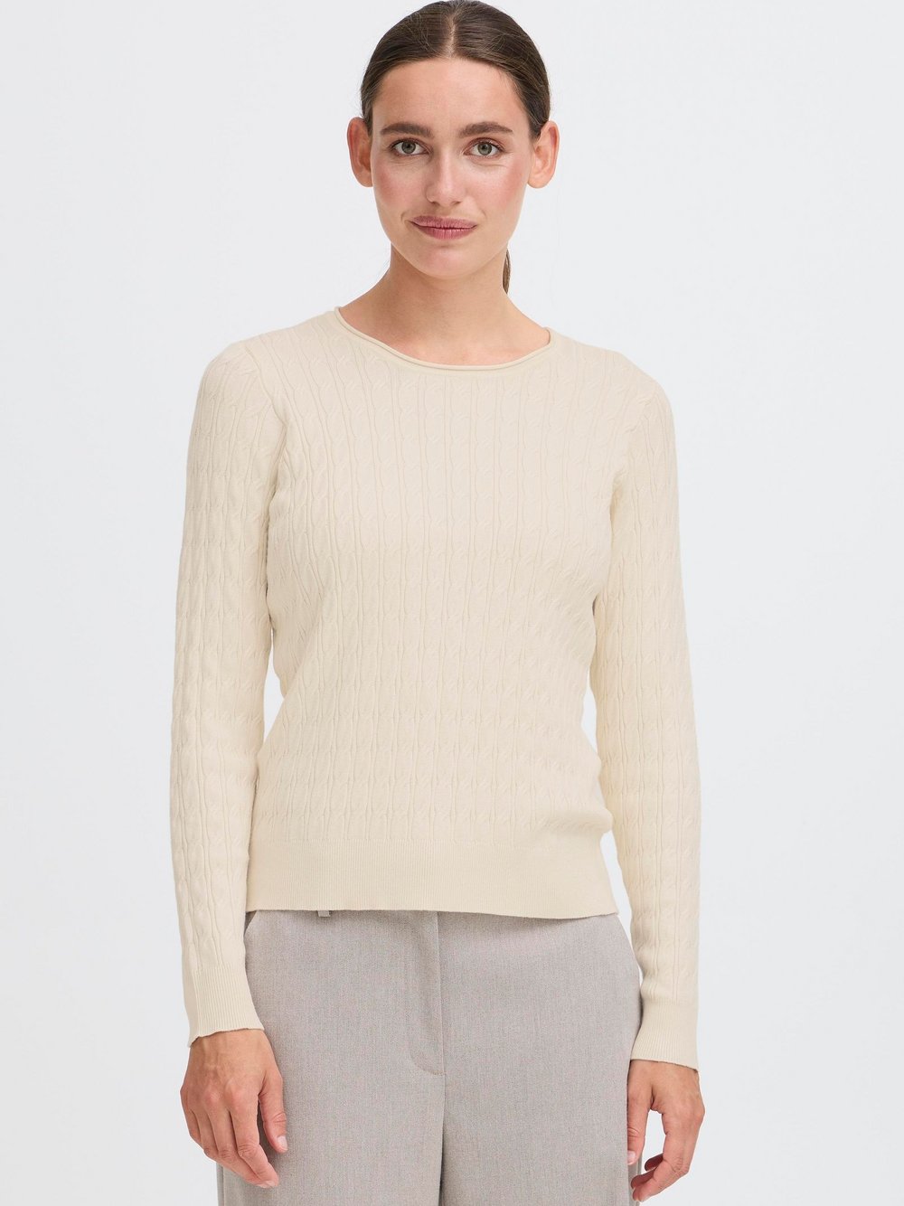 OXMO Rollkragenpullover Damen Baumwolle