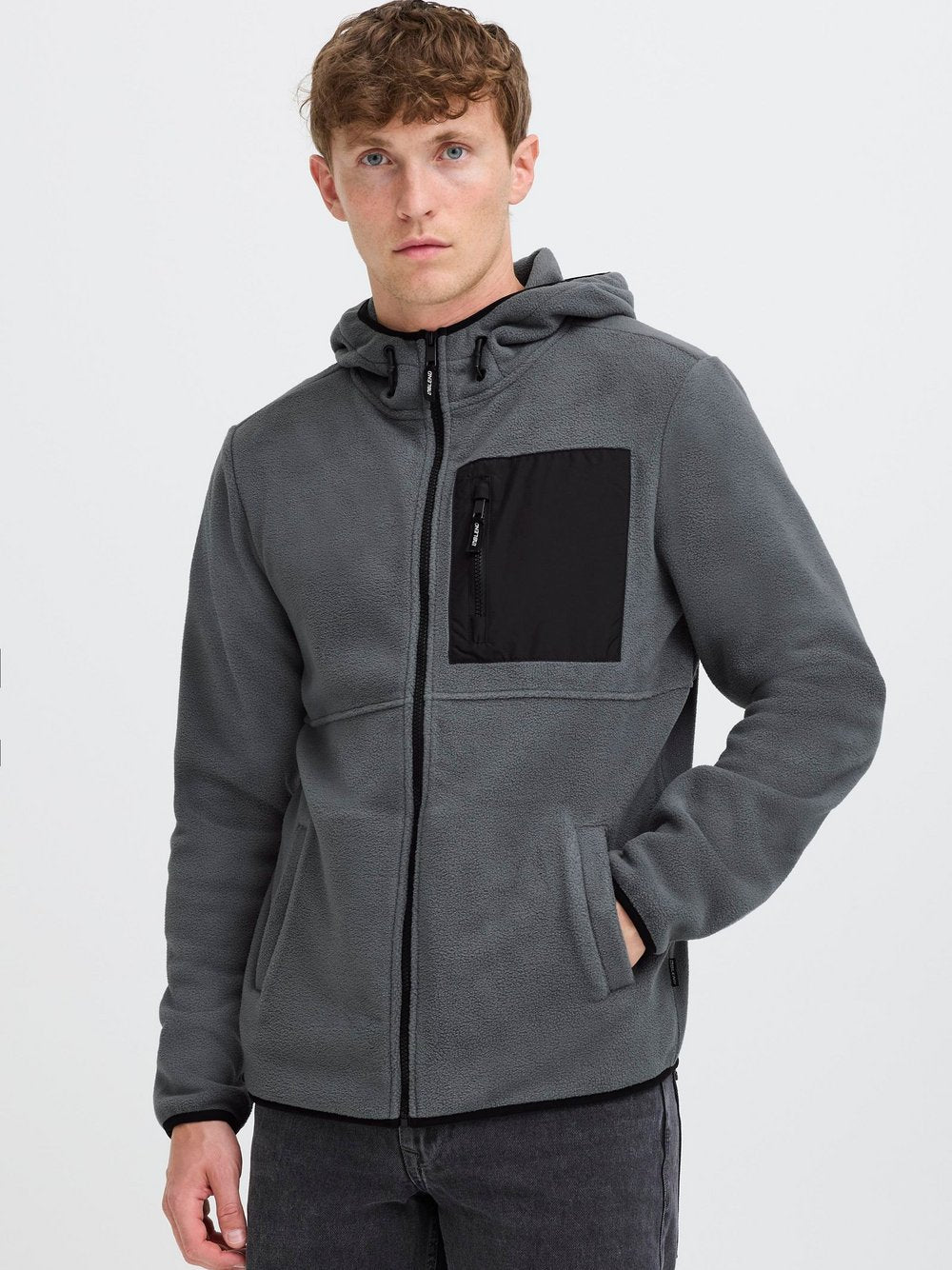 BLEND Fleecejacke Herren