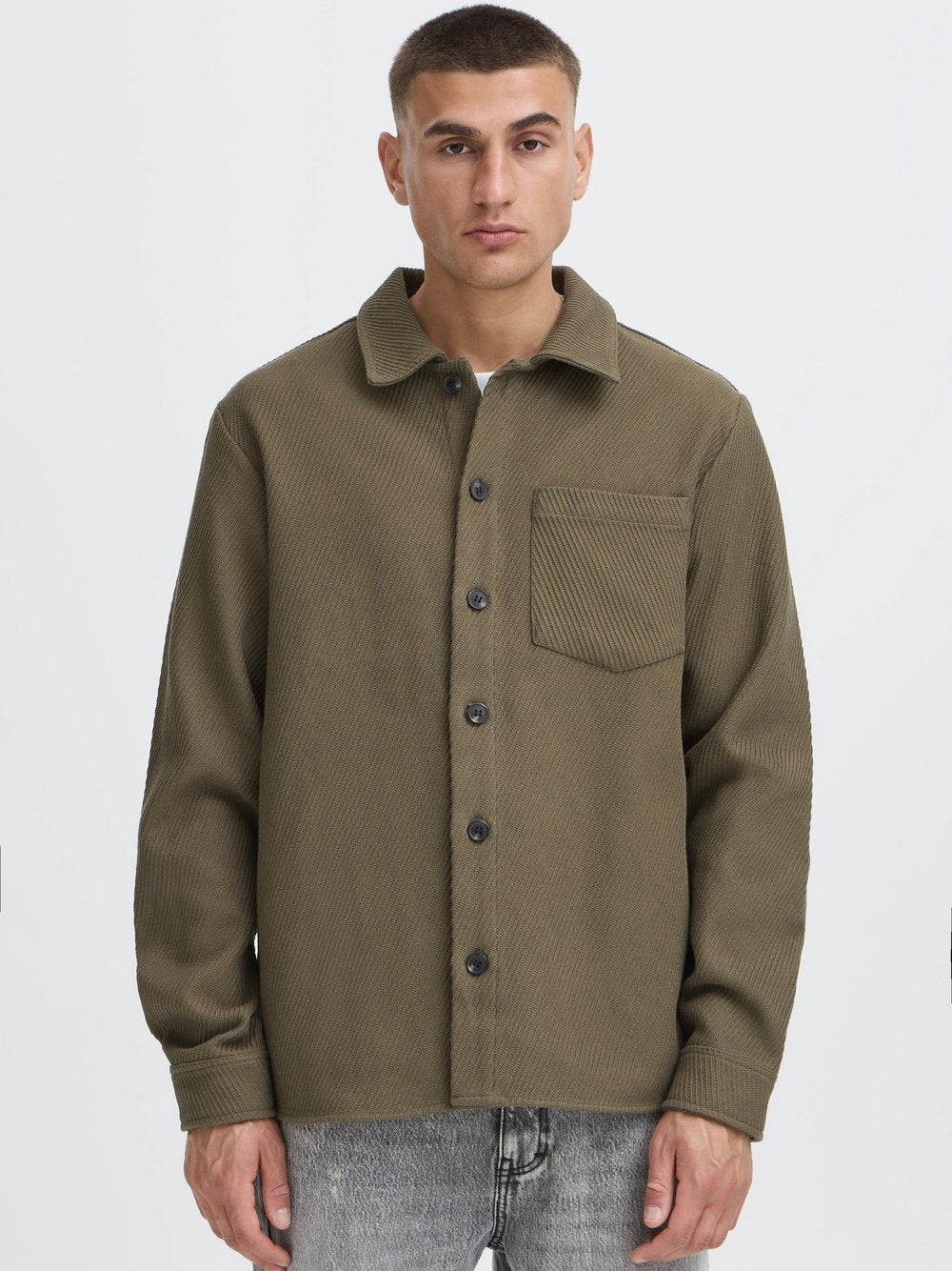 BLEND Hemdjacke Herren kariert