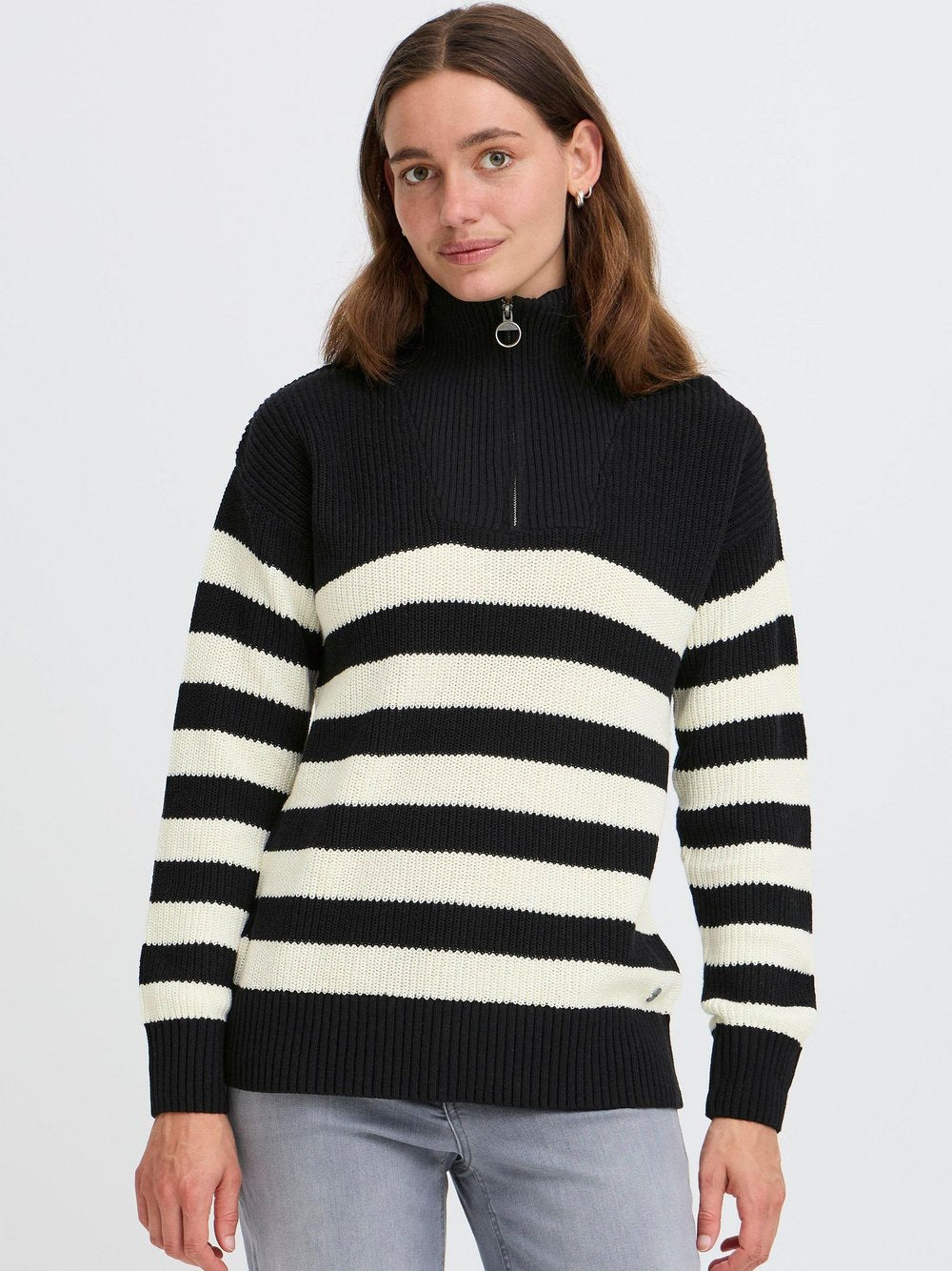 OXMO Troyer Damen Baumwolle gestreift