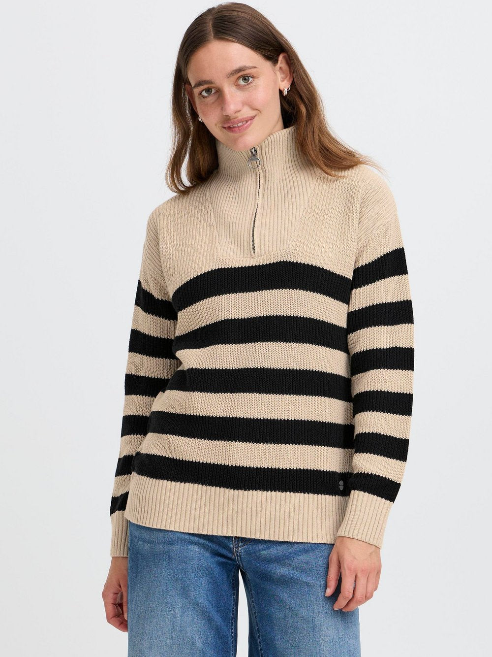 OXMO Troyer Damen Baumwolle gestreift