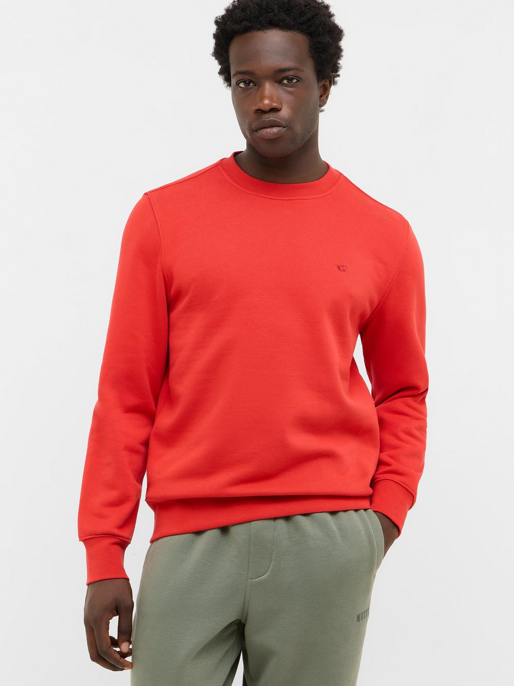 Mustang Sweatshirt Herren Baumwolle