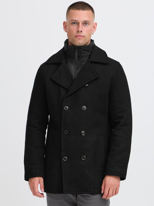 Indicode Wollmantel Herren Wolle