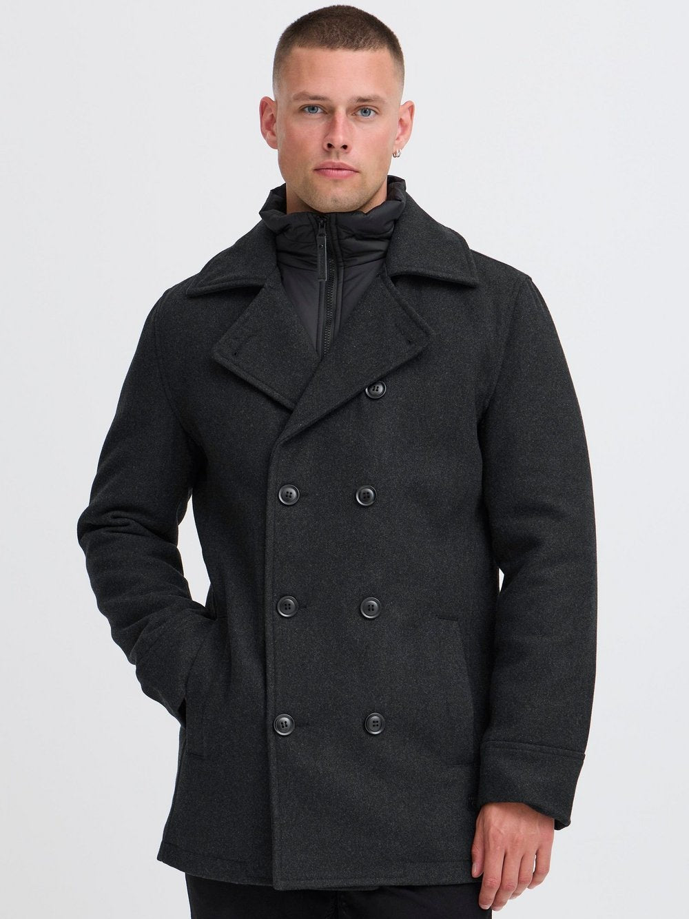 Indicode Wollmantel Herren Wolle
