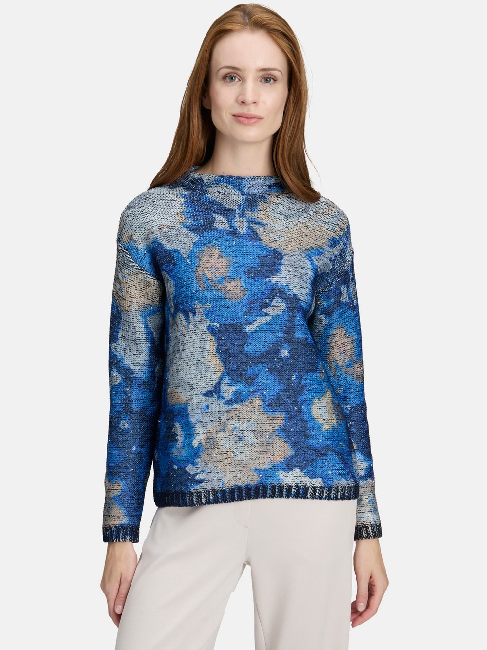 Betty Barclay Grobstrick-Pullover Damen gemustert