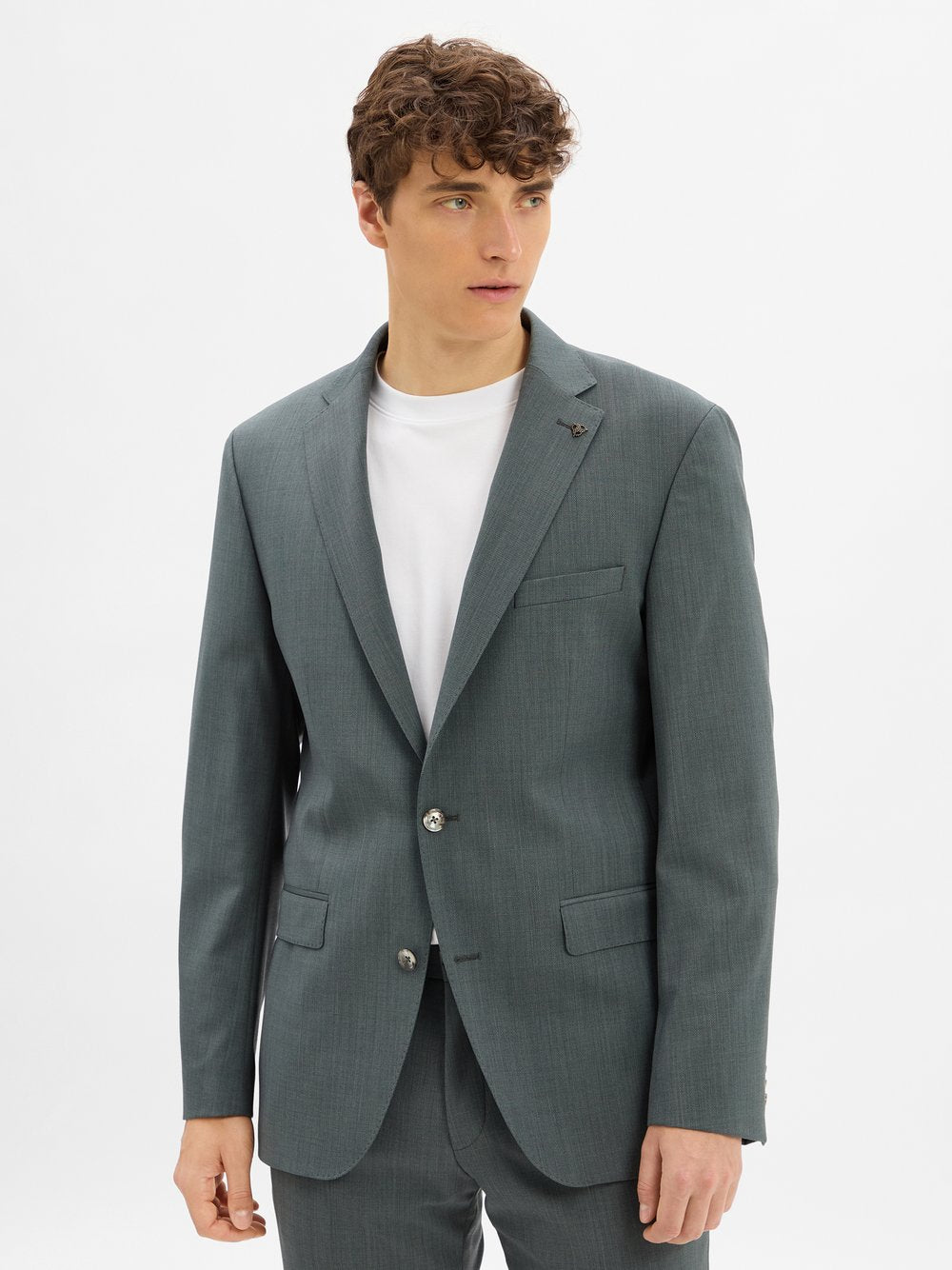 Roy Robson Baukasten-Sakko Herren Regular Fit Schurwolle