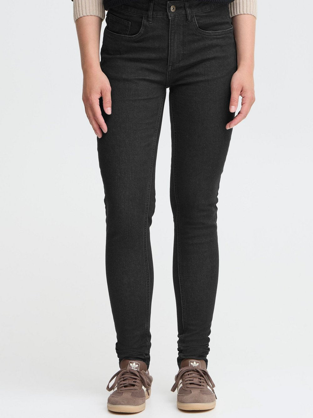 OXMO Slim-fit-Jeans Damen Baumwolle