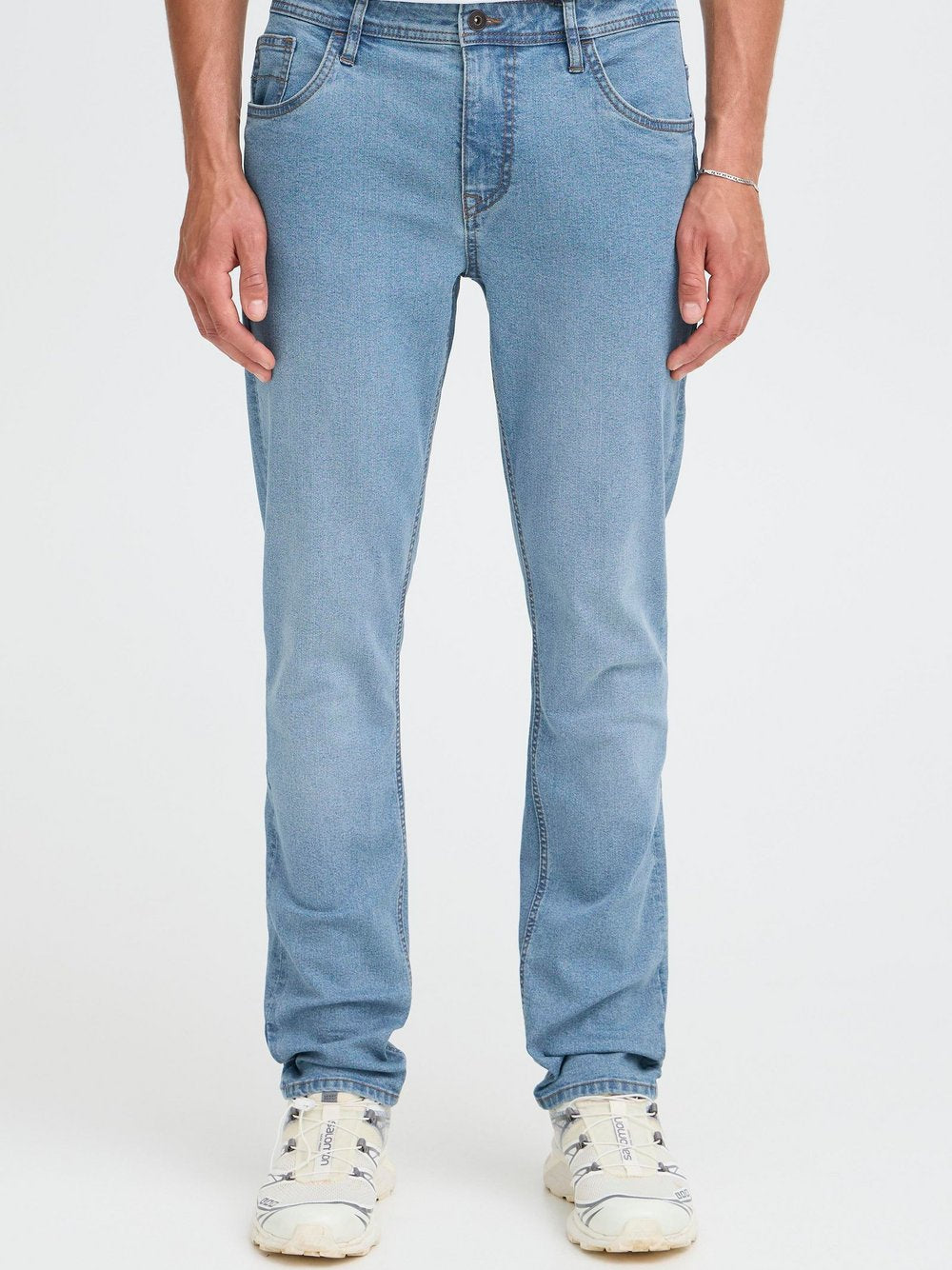 Solid Regular-fit-Jeans Herren