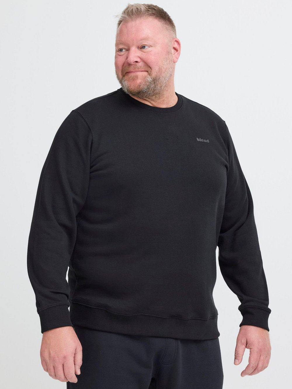 Solid Stehkragenpullover Herren Baumwolle