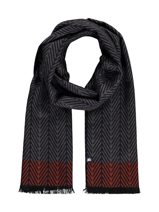 LERROS Wollschal Herren Viskose gemustert