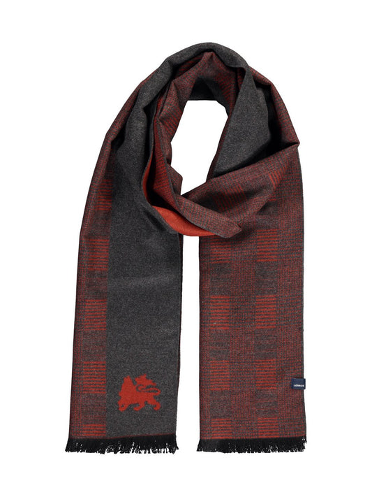 LERROS Wollschal Herren Viskose kariert